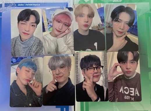 numiii's tweet photo. ateez soundwave fansign pcs photocards are released, this is ATINY PICK and they did heart blush https://t.co/mtReWfM1t9