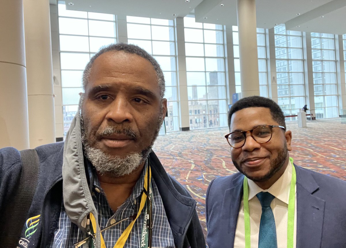 Always a great time hanging out with my mentor, the great Dr. Charles Thomas! So thankful for his wisdom and guidance as I enter the field! 

#ASTRO21 #LiftAsWeClimb #CantBeWhatWeCantSee