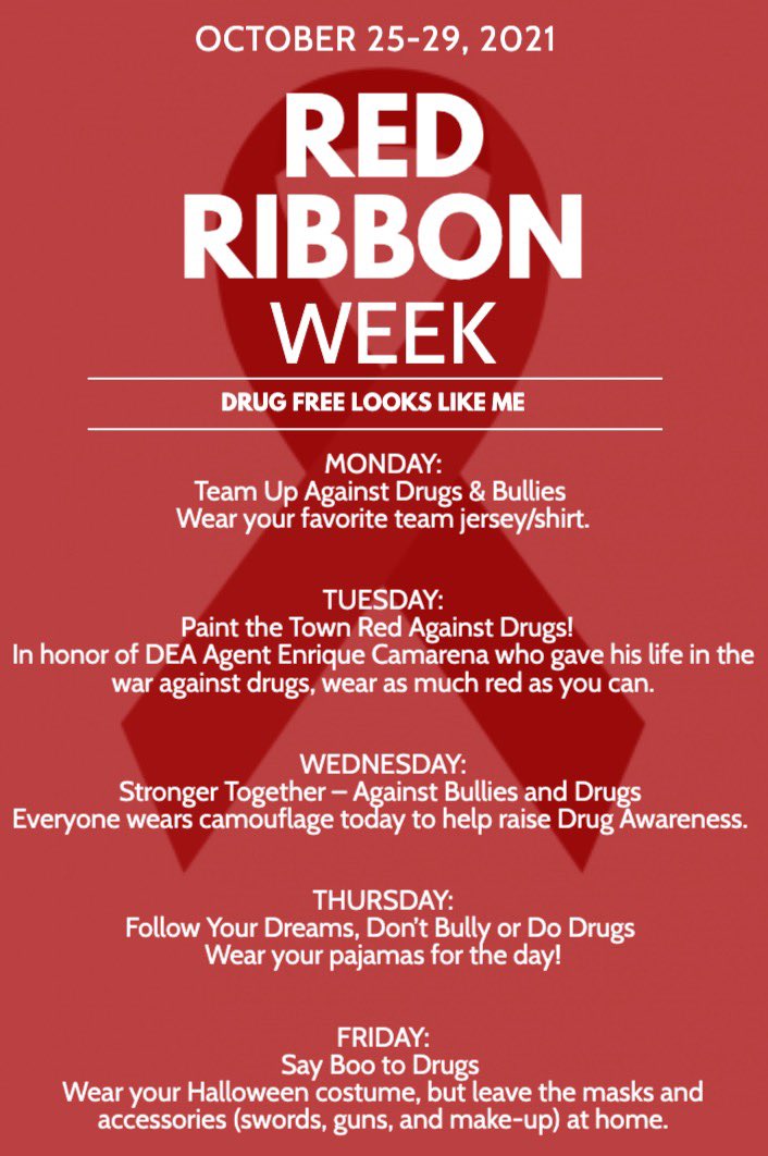 CAnchietaJDE's tweet photo. It’s Red Ribbon Week at JDE! ♥️ #CanutilloStrong #RedRibbonWeek2021 @jbarbajde @physed_JDE @MRamey_JDE @canutescounslr @CanutilloISD https://t.co/lAx03Cfu3e