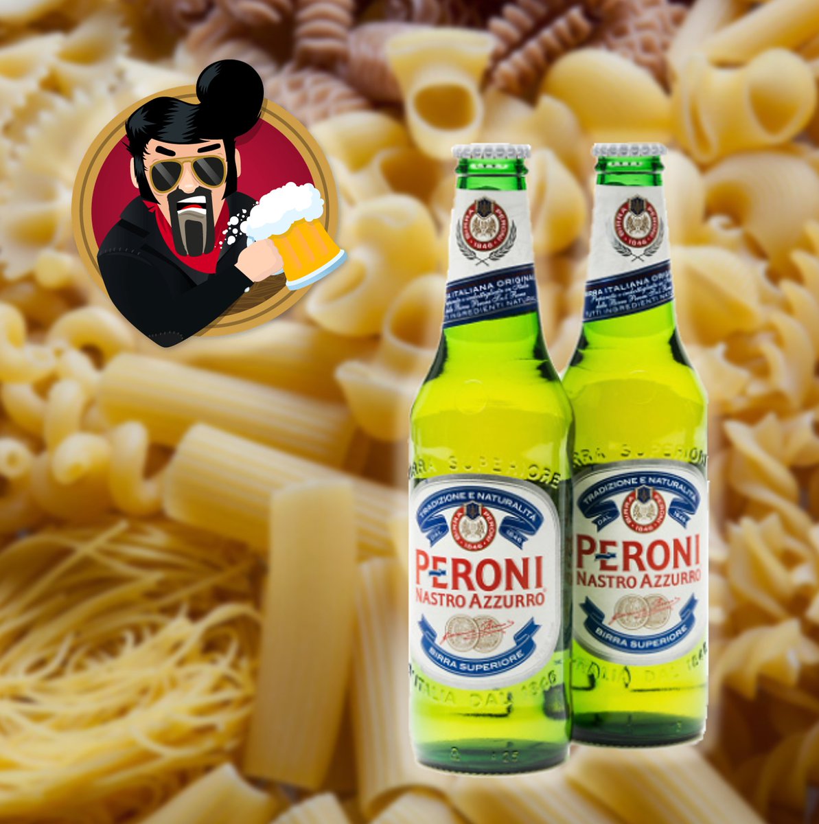 MisterGoodBeer's tweet photo. Fêtons ensemble la #JourneeMondialeDesPates autour d'une bonne Birra Peroni ! #PastaDay #pasta #pates #biere #beer https://t.co/peXKrROBuz