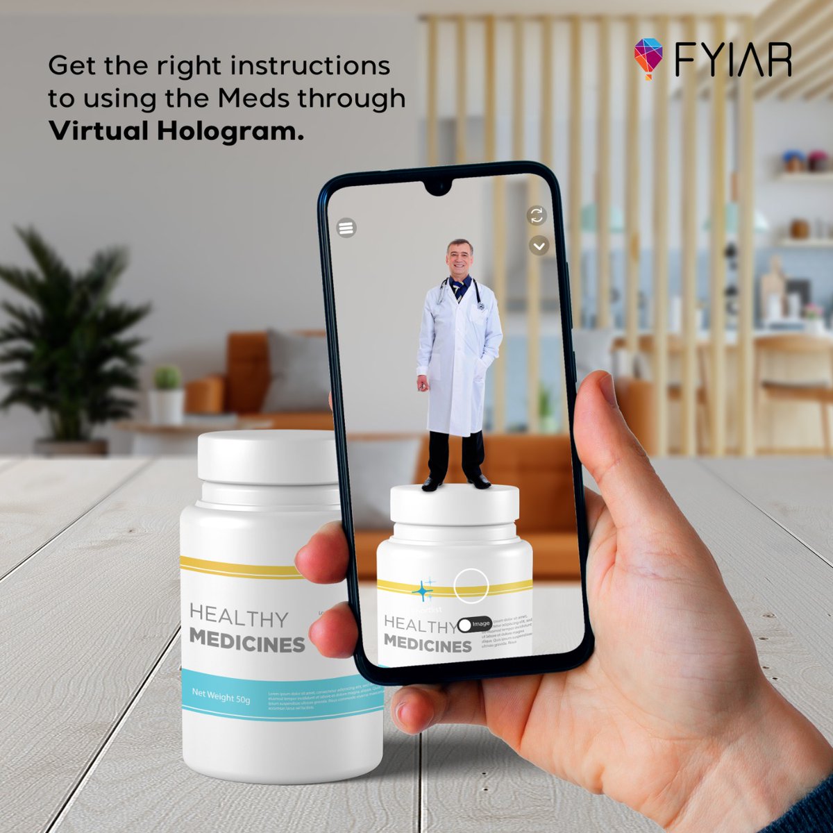 Fyiarapp's tweet photo. Virtual Hologram receives a greater amount of user engagement with the leverage of AR technology!

#arpackaging #arsmartpackaging #branding  #virtualhologram #holograms #hologramsticker #brandingexperience #brandexperience #hologramexperience #ar #augmentedreality  #FYIARApp https://t.co/WGaOMaeqat
