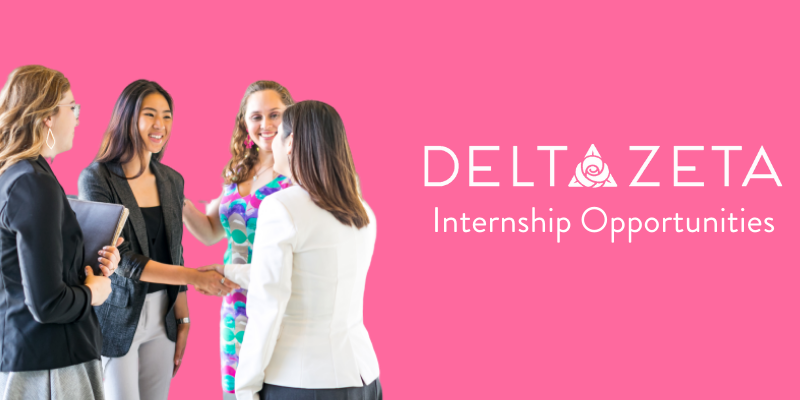 Delta Zeta is looking for dynamic undergraduate interns for the 2022 calendar year!

Learn about our three internship tracks on the DZ Member App: dz.deltazeta.org/app/page/101