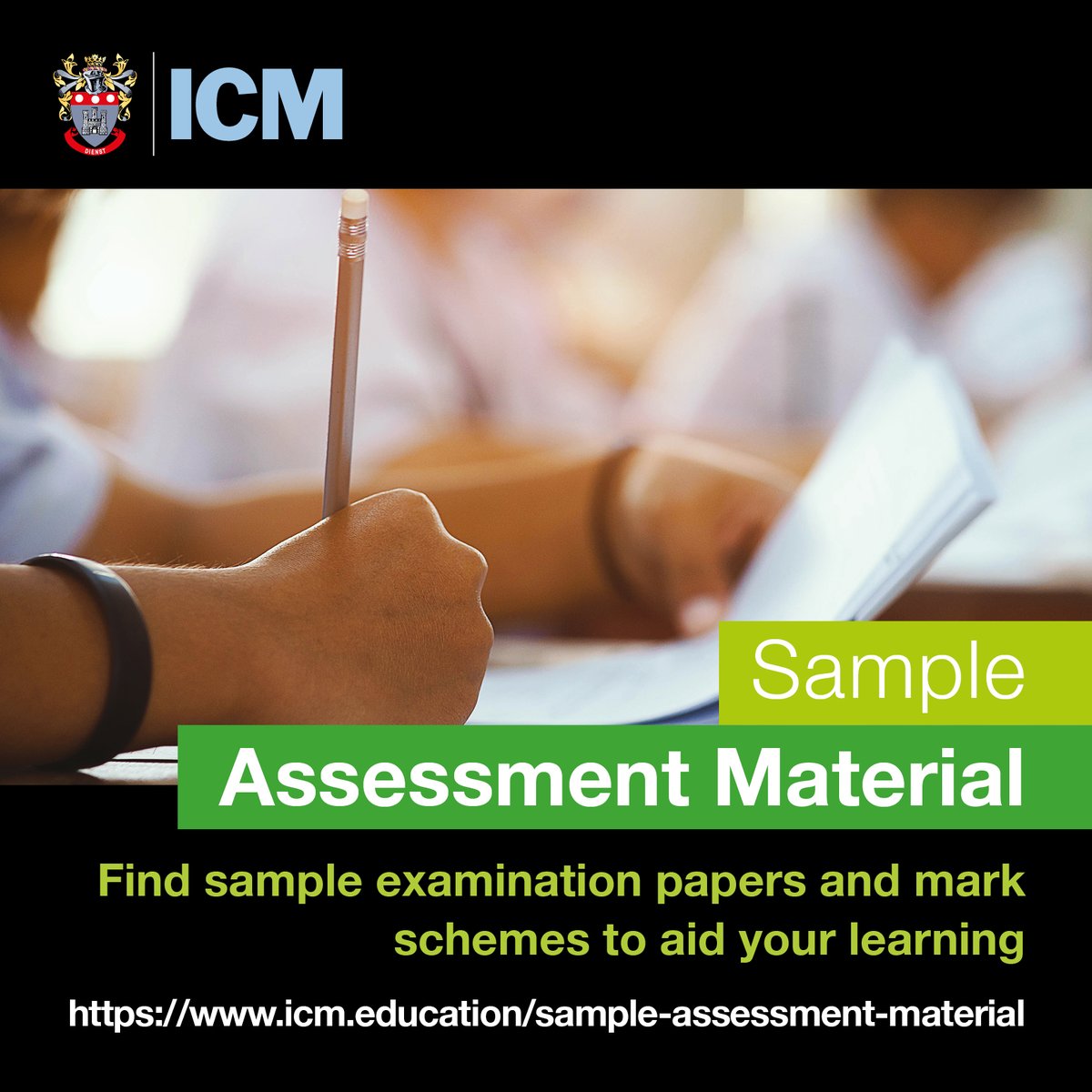 InstituteCM's tweet photo. For Sample Assessment Materials, including sample examination papers and mark schemes to aid your learning, please visit:
https://t.co/AgGPdQzHdu
#exams #exampractice #SampleAssessmentMaterials #exampapers #markschemes #aidyourlearning #preparation #testyourself #education #ICM https://t.co/bYSDbXeS0z