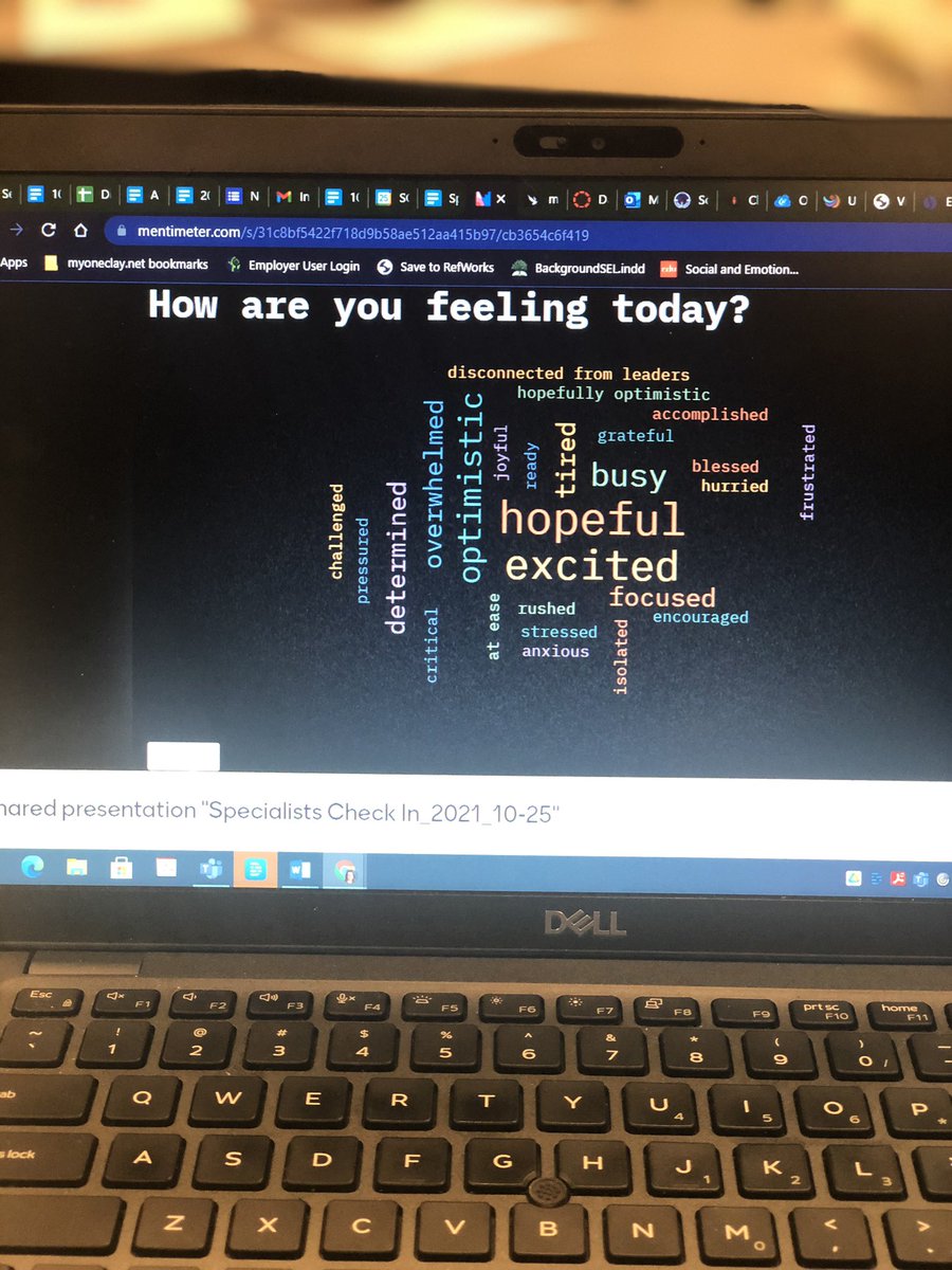 DrSandersESE's tweet photo. I appreciate the way @TheJenSpin begins our specialists’ meetings with discussion about our emotions.  Naming our emotions helps to improve our own self- awareness while hearing from others gives us greater social awareness. 🗣 @caselorg #adultSEL #JoyfulLeaders https://t.co/VVYVTYarjv