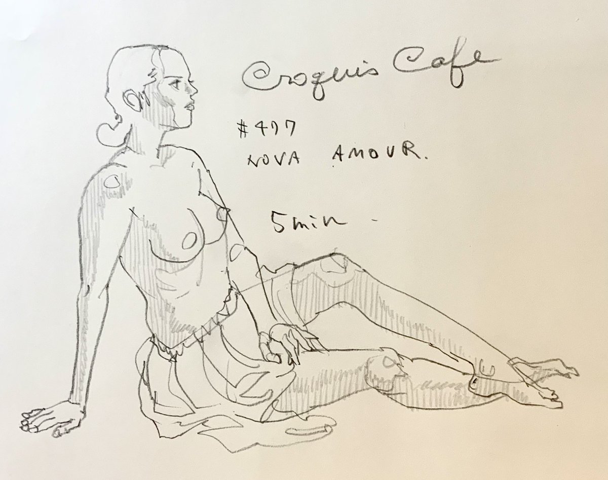 #croquiscafe 
477 Nova Amour
今日は神保町で打ち合わせしたり京都のドイツ人と会議したり。 
