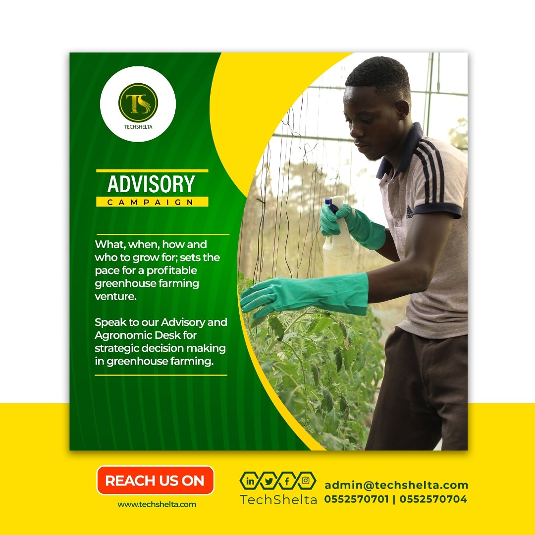 TechShelta's tweet image. WE are at your Beck and Call. Kindly contact 0552570701 /0552570704 for further enquiries.
#TechShelta #greenhouseghana
#AgriBusinessGhana #healthylivingghana
#agriculturalinghana
#organicfarmingghana #agricadvisory  #organicproduceghana