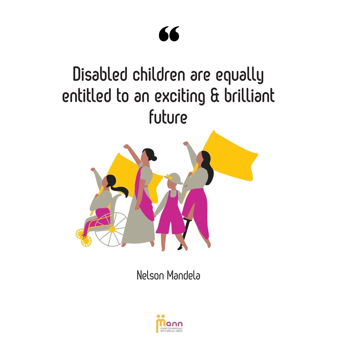 Disabled or not, every child should be given an equal opportunity in building their future✨

#quoteoftheday #wisewords #happymonday #diabilityupliftment #supportinclusivity #mann #specialneeds #specialneedsawareness