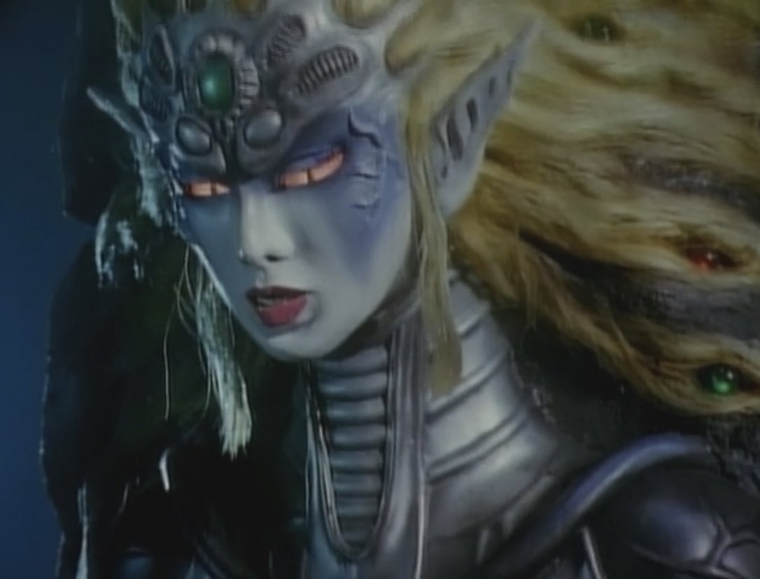 蜜柑1029 ヴィラネス図鑑 戦隊編 File 117 大魔女グランディーヌ 救急戦隊ゴーゴーファイブ 1999年 Cv 山田美穂 現 山田みほ 所謂 毒親 だが そうなった背景は後のvsシリーズで描かれた 中の人はマルチーワ メルダメルダで当時まだ代 本作以降