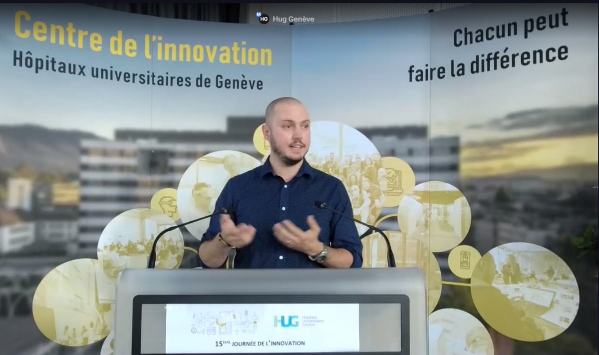 MaxiVAX_ch's tweet image. Congratulations to Dr Aurélien Lathuilière, 2nd place winner of Journée de l’innovation @Hopitaux_unige  for the #encapsulatedcells and #platformtechnology for medical application in #oncology and #neurologicaldisorders.