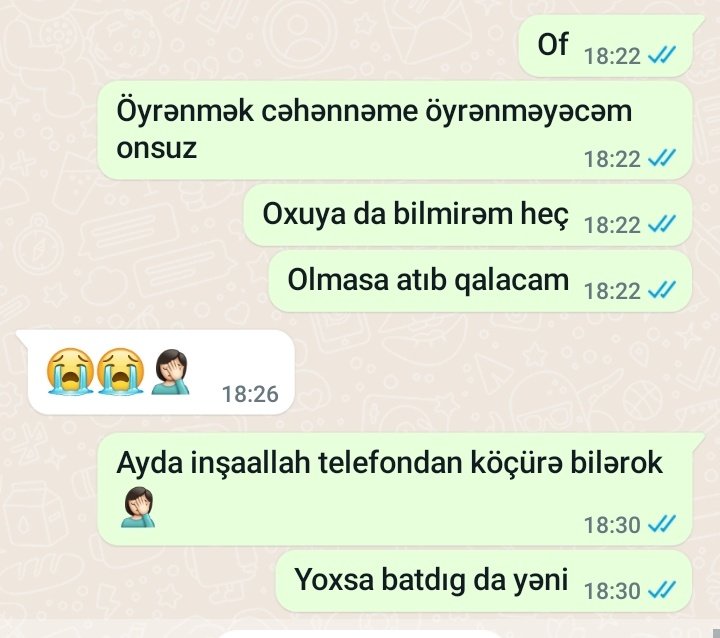 Olmuyor, denedim, öyrenemedim