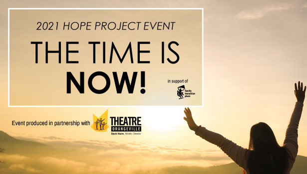 ftplace's tweet photo. Together with @TheatreOville, our producing partner, we are delighted to present the 2021 HOPE Project event: The Time is NOW!
Join us for our first-ever VIRTUAL gala experience on November 15, 2021!
https://t.co/kXkPqg9rAw
#TheTimeisNOW #2021HOPEProject https://t.co/c6GacfmAVv