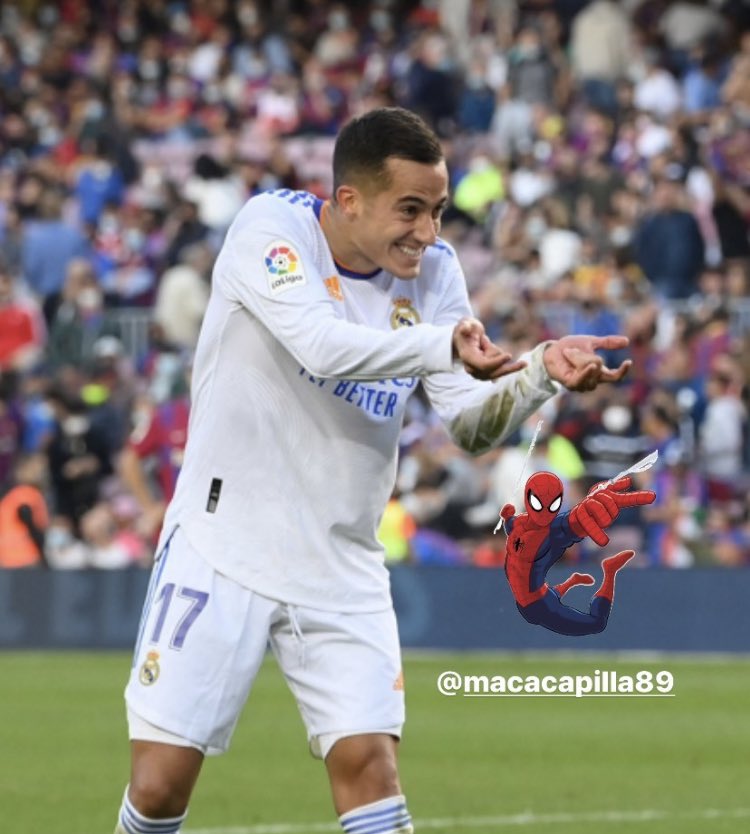 andremarinpuig's tweet photo. Ya sabemos quién es el Coach de festejos de Lucas Vázquez. 🕷🤍 https://t.co/xMyeQp7rFy