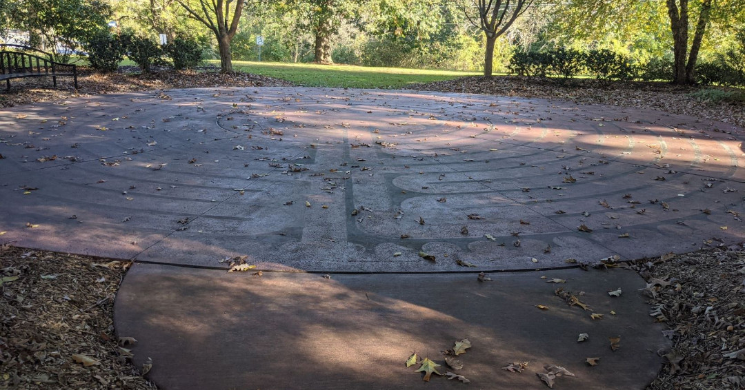 PSUBerksCE's tweet photo. Adult Learner Event! Join Adult Student Enrollment Coordinator, Kathy Cavanaugh, Oct. 27th for a relaxing walk at the @PennStateBerks Labyrinth located between the Williams Cottage and Janssen Office Building! Open to current and prospective students: https://t.co/U7v80x7ynW https://t.co/OF3UnM6dNO