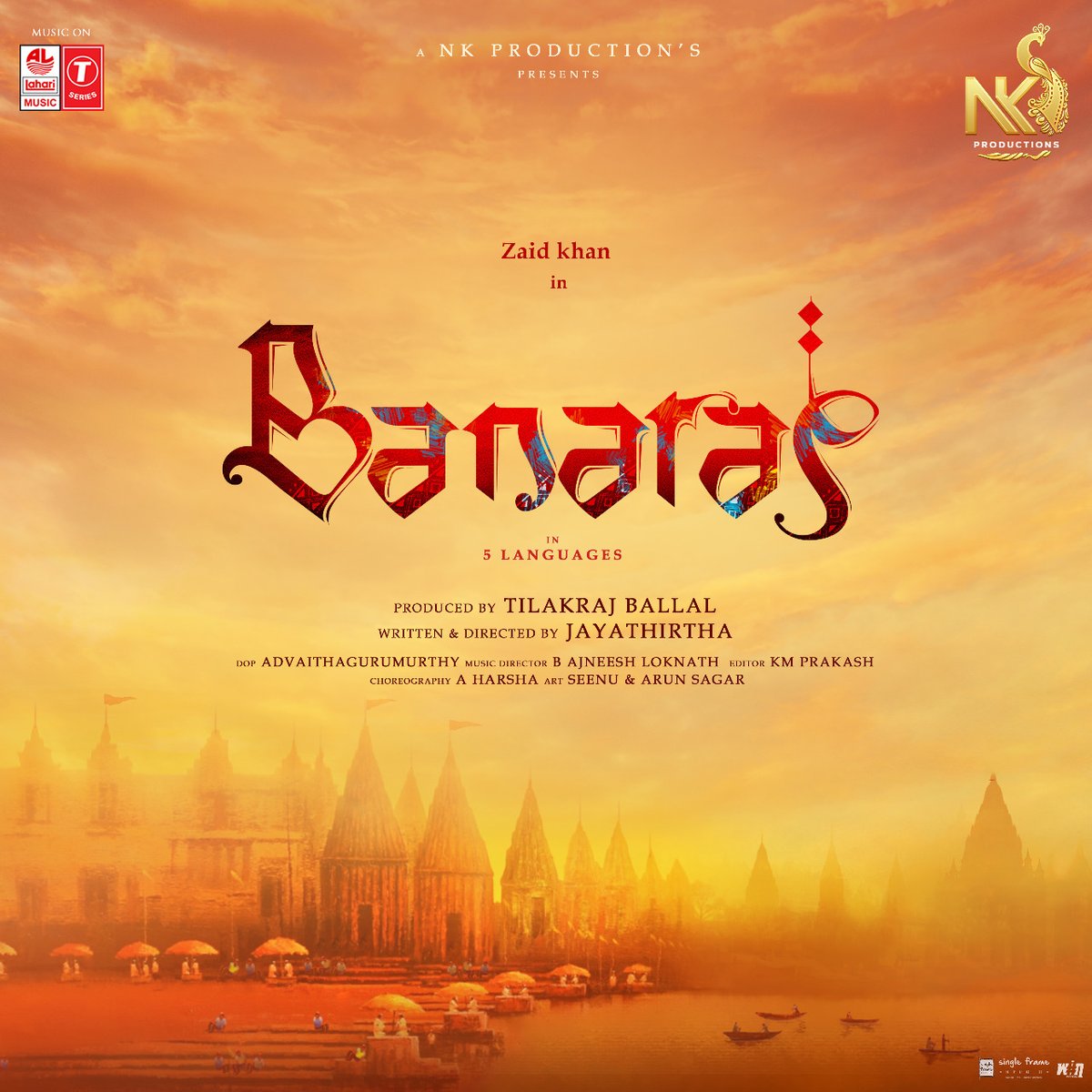 NATIONAL KHANS PRODUCTION (@nationalkhans) on Twitter photo We are happy to announce #Banaras Audio Rights have been bagged by <a href="/TSeries/">T-Series</a> & <a href="/LahariMusic/">Lahari Music</a>.
#BanarasTheMovie Releasing in 5 Languages.
<a href="/UrsZaidKhan/">Zaid Khan</a> <a href="/jayathirtha77/">jayathirtha Jayanna</a> <a href="/AJANEESHB/">B AJANEESH LOKNATH</a>
<a href="/NationalKhans/">NATIONAL KHANS PRODUCTION</a> #TilakrajBallal @Sonalsdesk
@banarasthemovie We are happy to announce #Banaras Audio Rights have been bagged by <a href="/TSeries/">T-Series</a> & <a href="/LahariMusic/">Lahari Music</a>.
#BanarasTheMovie Releasing in 5 Languages.
<a href="/UrsZaidKhan/">Zaid Khan</a> <a href="/jayathirtha77/">jayathirtha Jayanna</a> <a href="/AJANEESHB/">B AJANEESH LOKNATH</a>
<a href="/NationalKhans/">NATIONAL KHANS PRODUCTION</a> #TilakrajBallal @Sonalsdesk
@banarasthemovie