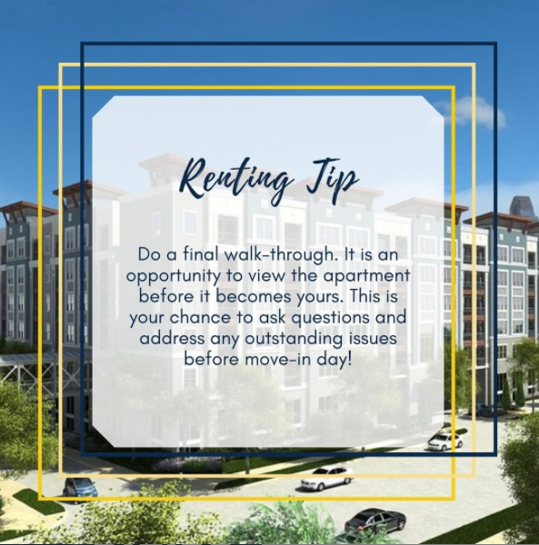 ArcaProperty's tweet photo. Always do a final walk-thru and address any concerns before your move in date!

#arcapropertymanagement #tips #advice #moving #management #tenants #movingtips #rentals #firsttimerenters #tenanttips #movingtips #propertymanagement #cuadragroup https://t.co/7RFSlig7Eh
