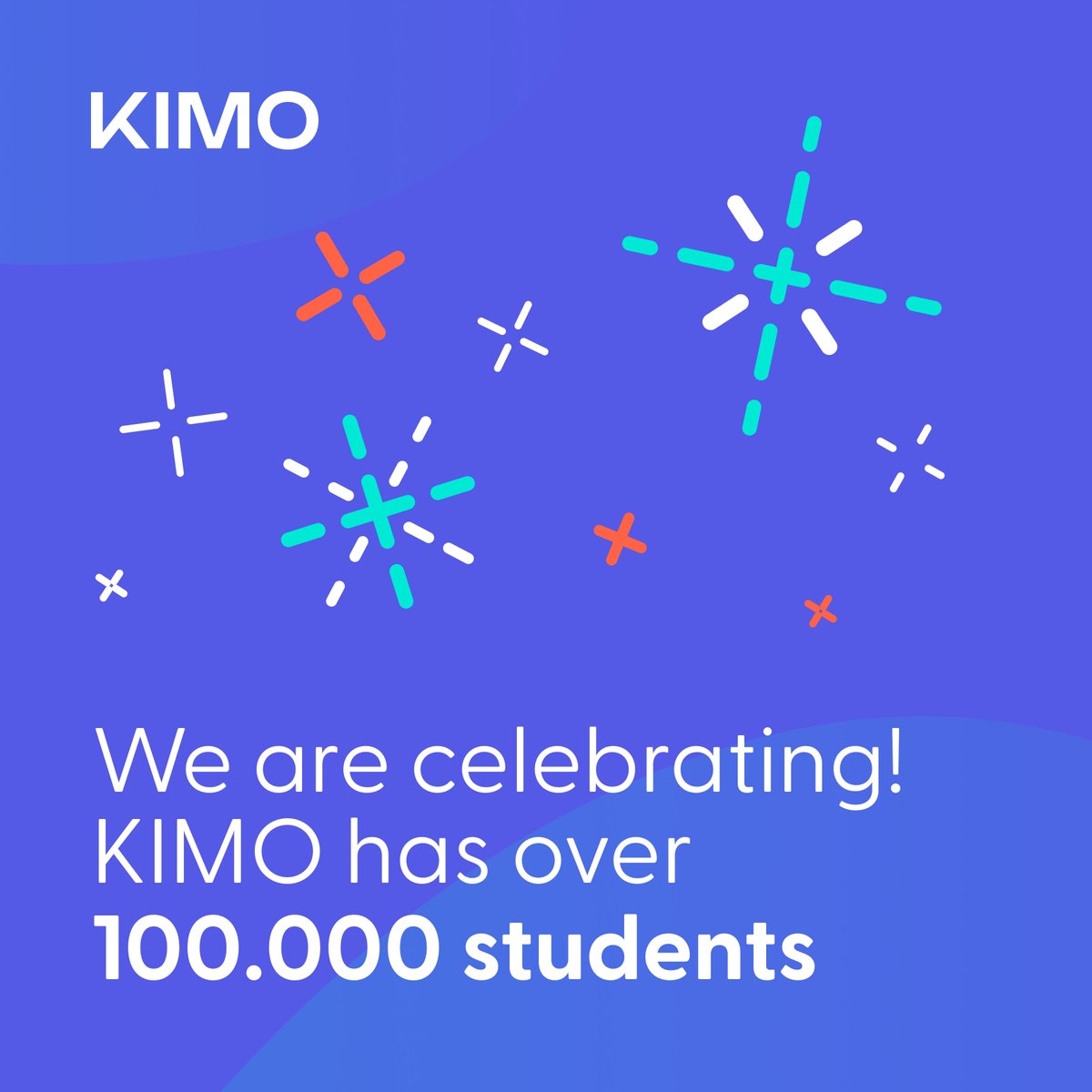 Kimo_ai's tweet photo. We're celebrating. More than 100.00 students! Thanks for all the interest, feedback and widespread support.

#upskilling #reskilling #futureproofyourself #digitalskills #edtech https://t.co/BBN5mbLzPl