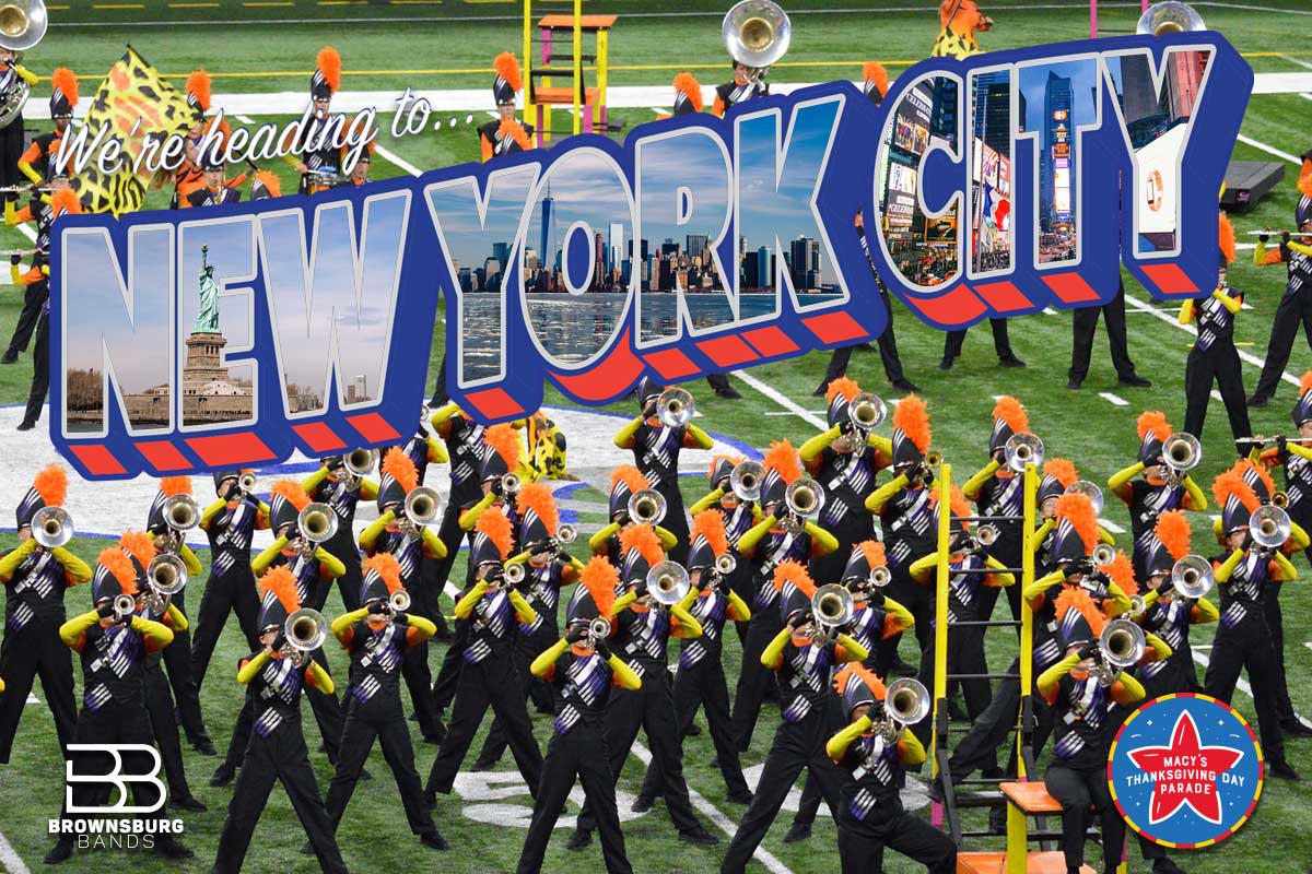 It's only 4 weeks until the Sound of Brownsburg will be heading to New York City to march in the Macy's Thanksgiving Day Parade!  Please consider donating to our March to Macy's 2021 Fund. Your donation will go directly to help offset trip expenses. gofundme.com/f/mtd2020
