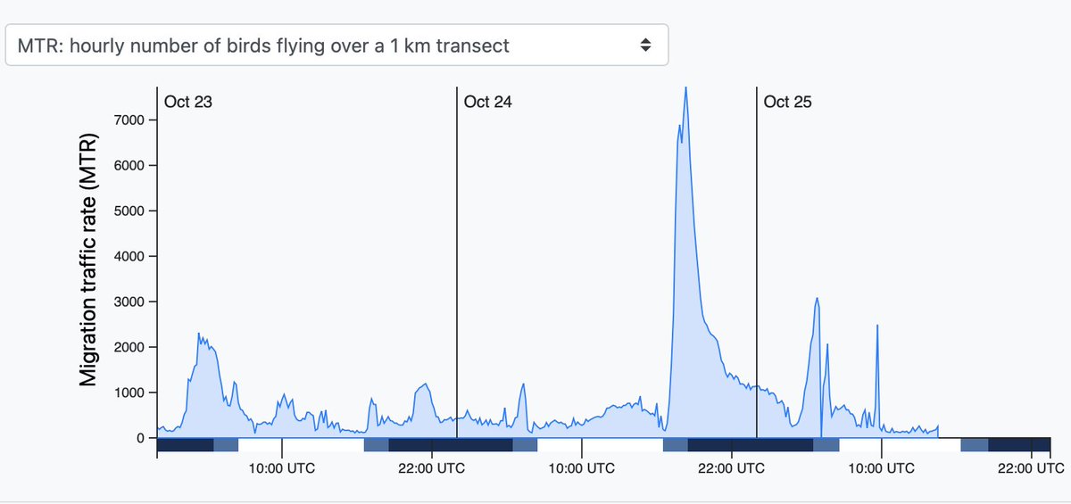 AND it matches up nicely with the weather radar too!! 📡❤️  inbo.github.io/crow/#/?radar=… <a href="/peterdesmet/">Peter Desmet</a>