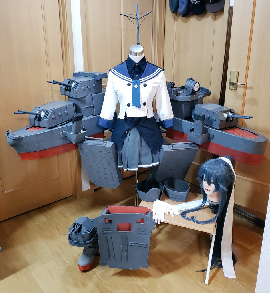 ヲトヒメゼロ🐧艤装作る🐬 tweet media