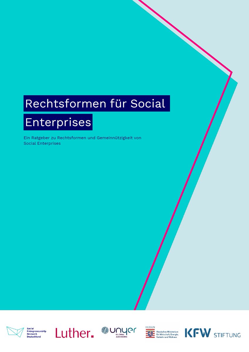 DrSchnuw's tweet photo. #Sozialunternehmen aufgepasst: In diesem Ratgeber findet Ihr alles über die Vor- und Nachteile der gängigsten #Rechtsformen für #SocialEnterprises. @Luther_RA #SocEnt #GemeinsamWirken https://t.co/JBFdxG4I6b https://t.co/cIj7d0RBXE