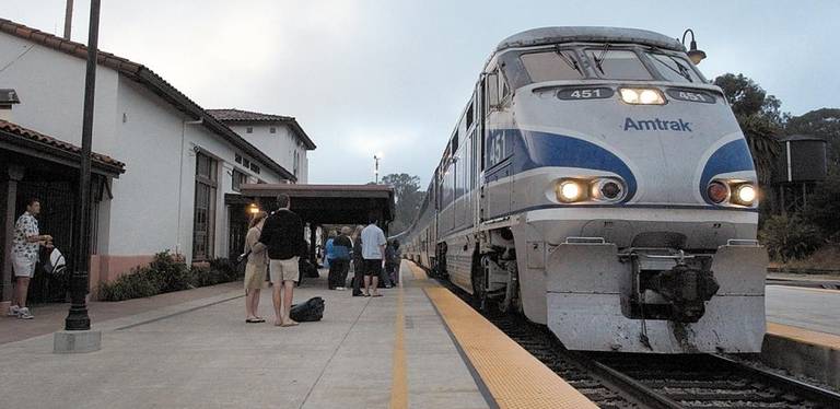 City_of_SLO's tweet photo. 📷 : David Middlecamp

Amtrak Pacific Surfliner train plans to add a new roundtrip route from San Diego to #SLOCity beginning Oct. 25th along with other new changes! 🚂  

Learn more about the changes here https://t.co/2P5Nj7gnhi

#SanLuisObispo #LagunaLake #We❤️SLO https://t.co/4s6gtMpiXn