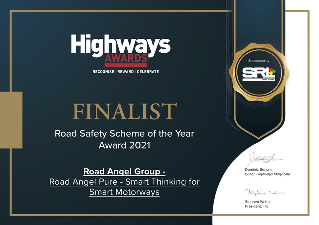 RoadAngelSafety's tweet photo. We are honoured to officially be a finalist for the Road Safety Scheme of the Year Award 2021 by @highwaysmag
#highwayawards #highwayawards2021 #finalist #awardwinning #award #roadangel #roadsafety #safetyscheme #safety https://t.co/ELeXCsK8Af