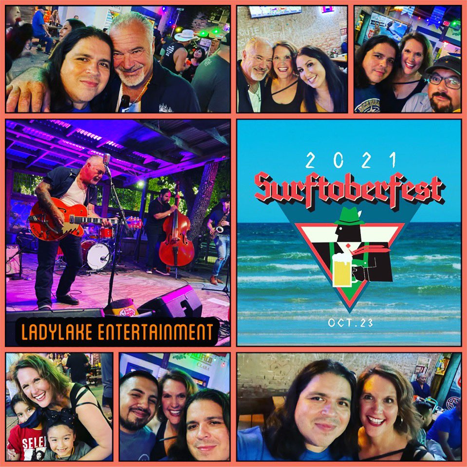 LadyLakeMusic's tweet photo. 🧡🎶🏄♀️ #ICYMI #TX #NEWS @LadyLakeMusic proud to support #Surftoberfest at @ExecSurfClub featuring @davidmartinezmu and our friend #MattHole!! Thanks to our #supermodel @ShawnBounds1 📸 @godowntowncc @VisitCCTexas @callerdotcom @thecosmicclash @txmusicoffice https://t.co/AISTh7g7eg