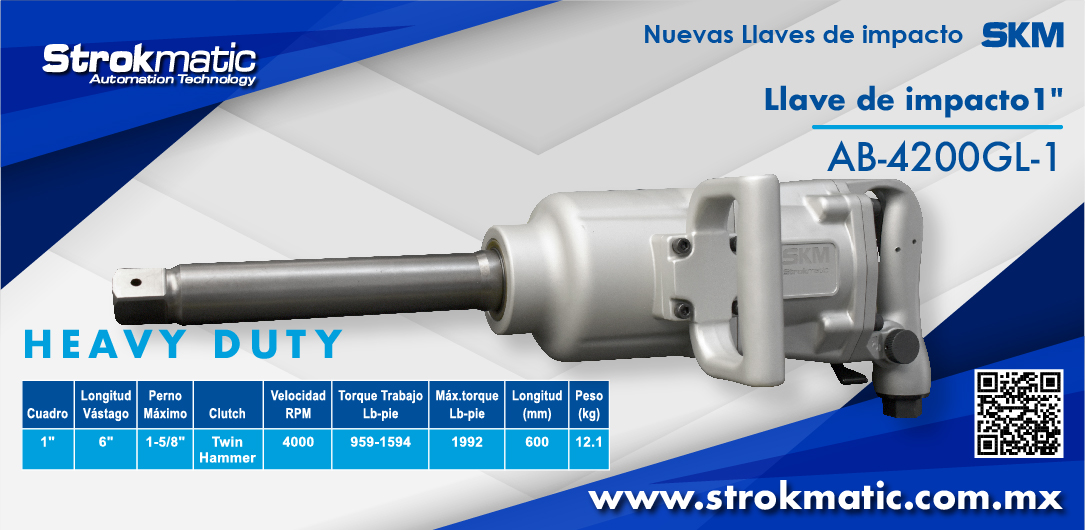 Strokmatic_MX's tweet photo. Seguimos presentando nuestras Nuevas Llaves de impacto...
HEAVY DUTY
De tipo recto y 6” de vástago, es perfecta para trabajos pesados...

https://t.co/yc7OFZIFYq

#strokmatic
#automatización 
#SectorIndustrial 
#nuevosproductos 
#neumática https://t.co/qcipizIeRy