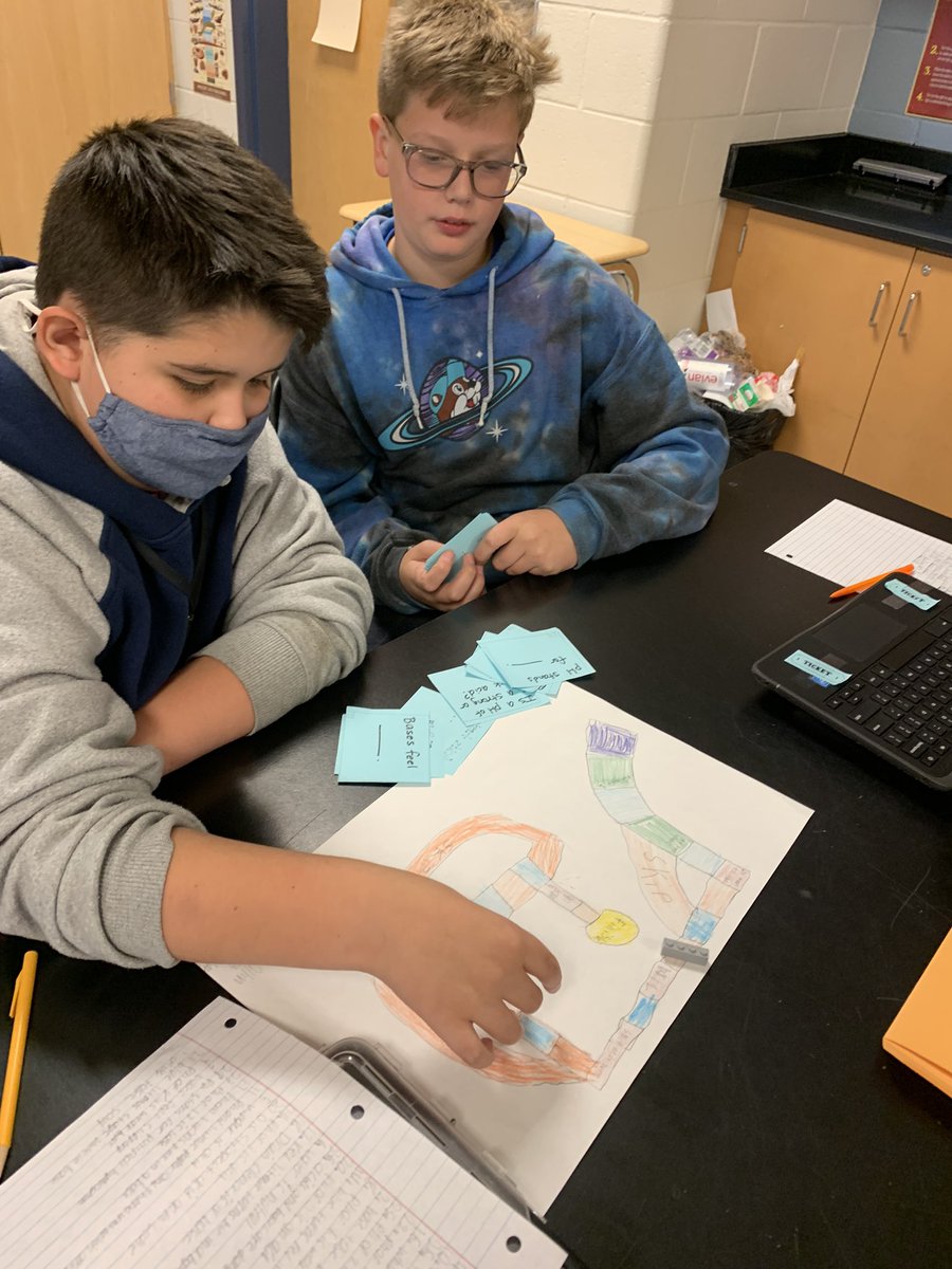 RAMiddle_RAMS's tweet image. 7th Grade Science classes creating review board games for their acid and bases unit! Creative boards and great questions like: When Phenolphthalein is added to a (blank) it turns bright pink. #RAMSinspire