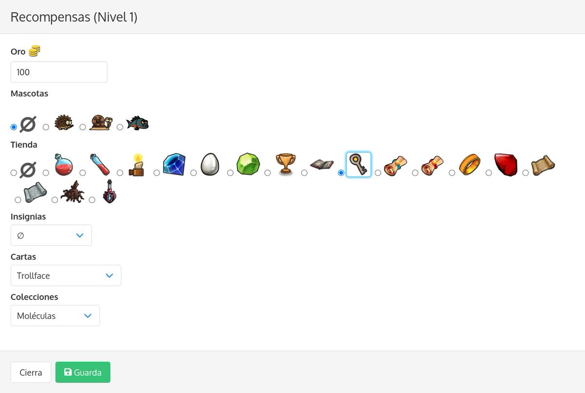 FantasyClassApp's tweet image. 🏰FantasyClass.app 1.87: Recompensas al subir de nivel (oro, mascotas, cartas...), comisión al intercambiar coleccionables y contador añadido al medidor de ruido 😃 #FantasyClass #gamificación #gamification #educación