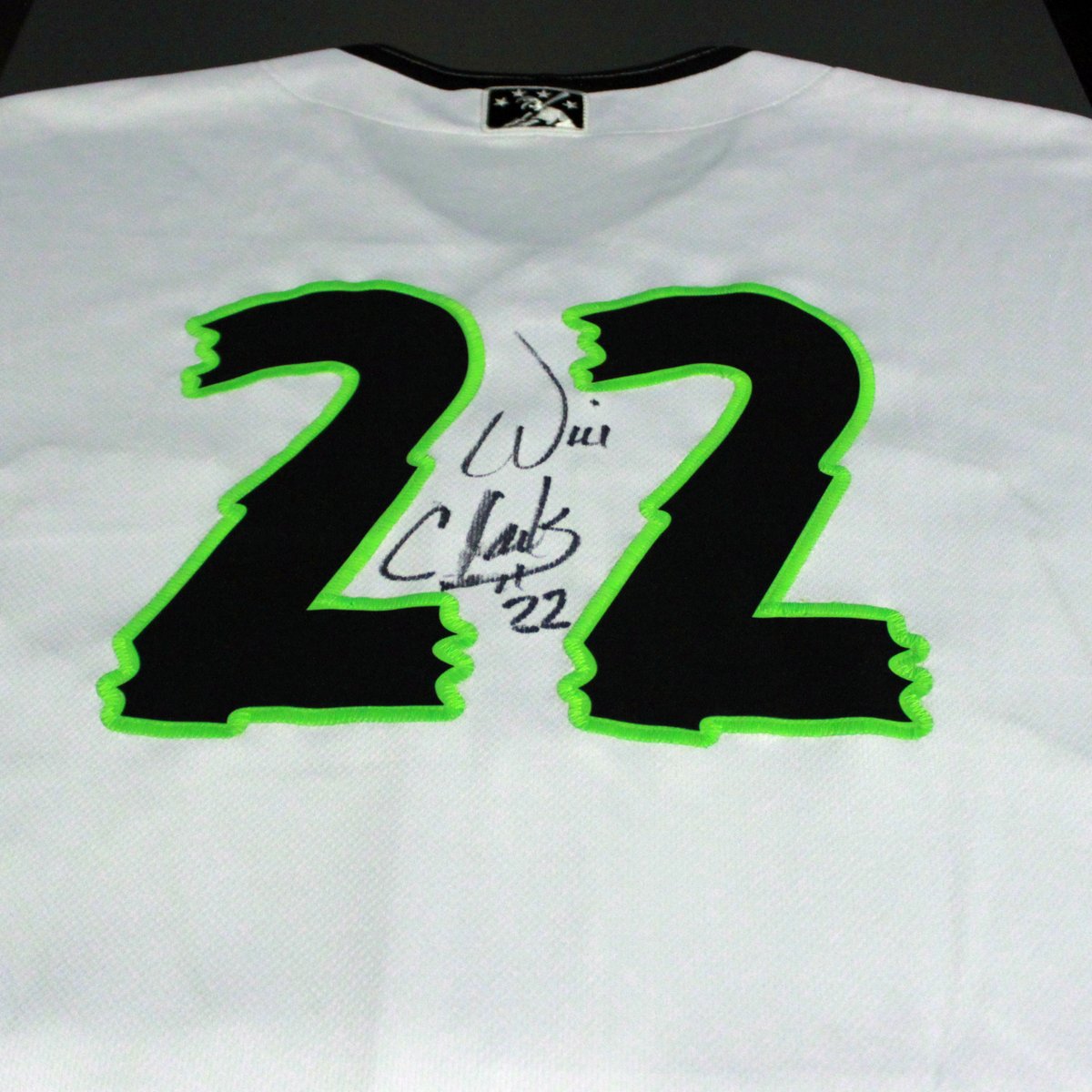 Eugene Emeralds Wilson Player-Worn Tie-Dye Away Jerseys