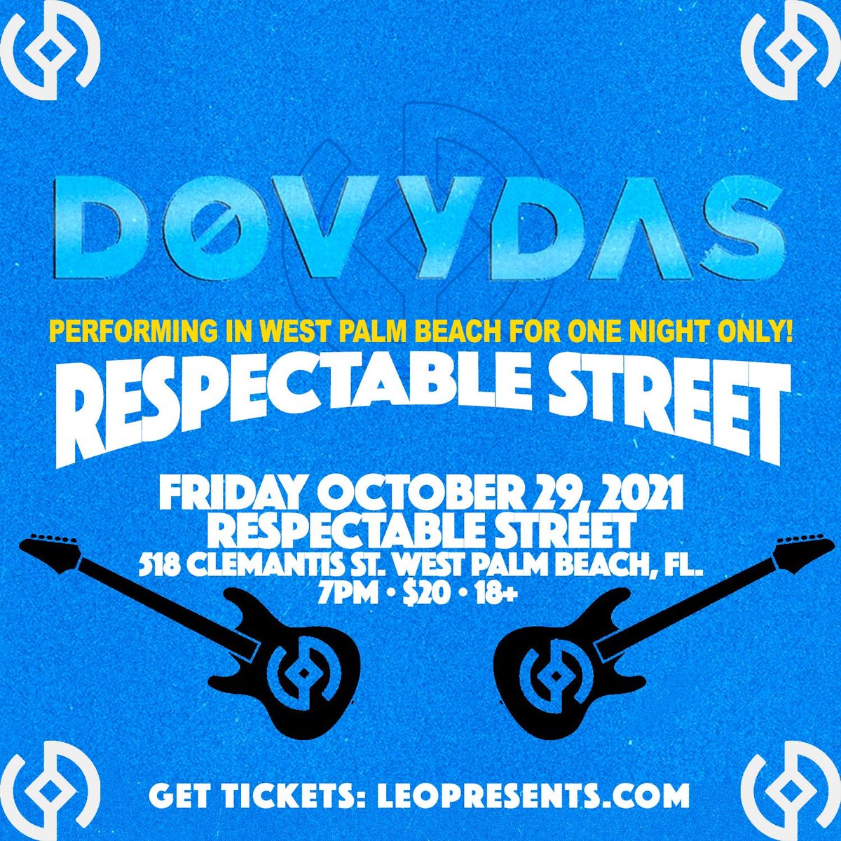 **THIS FRIDAY!** @dovydasmusic live in WEST PALM BEACH, FL! Get tickets: ticketweb.com/event/dvydas-i…