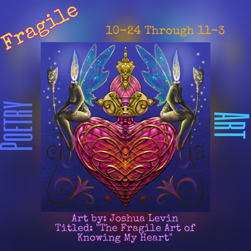 PShmoetry's tweet photo. This weeks #theme/#prompt is “#Fragile”.

If you like weekly themes and love sharing your #poetry and #art,
Then DM us or click the link in our bio to join our kind, supportive and creative group of expression!

#poetrycommunity #artcommunity #artoninstagram #painting #poems https://t.co/gFos7YPmbp