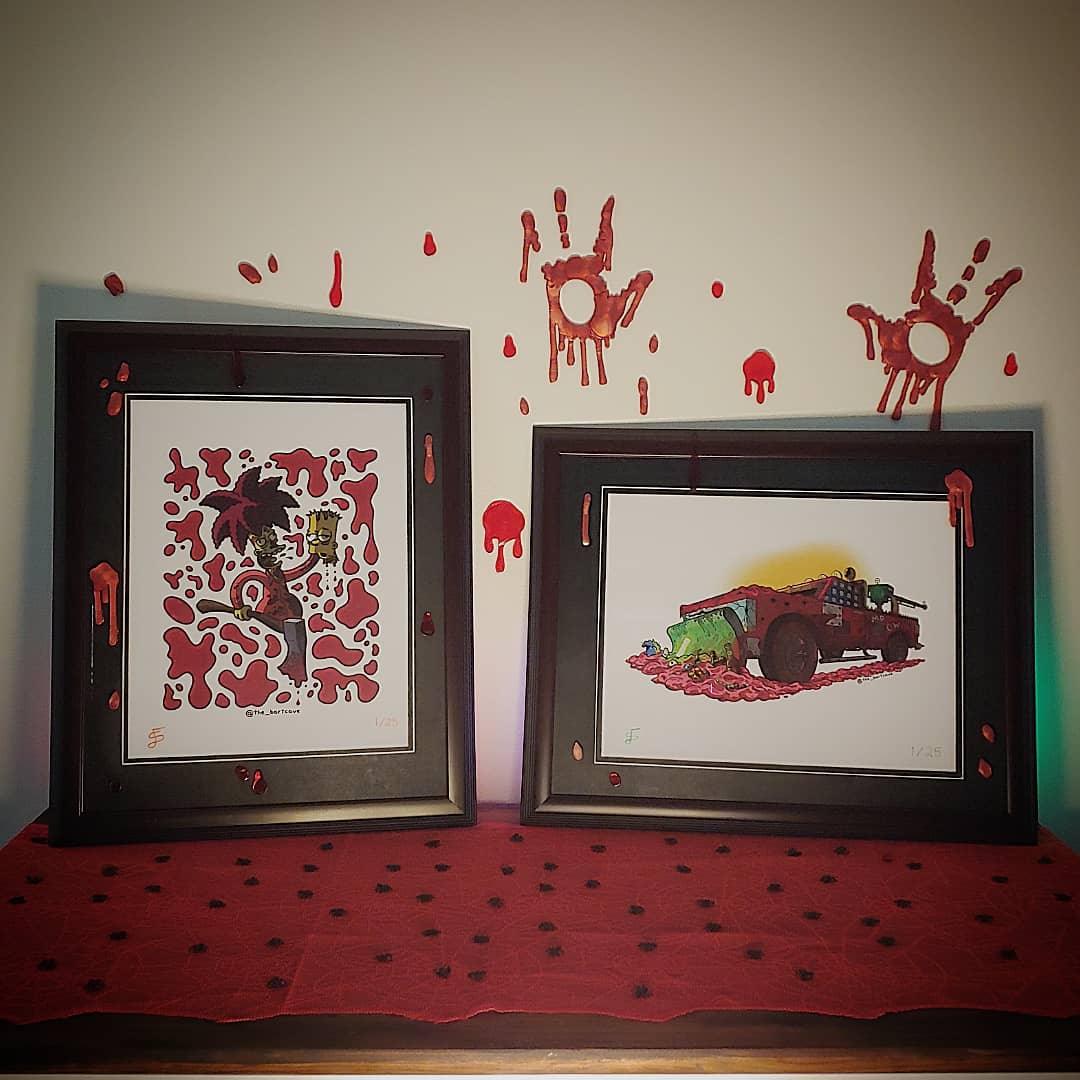 springfield_ont's tweet photo. I'm hosting a giveaway! Visit my IG page @the_bartcave to enter! 🎃🕸️🍬 #simpsons #halloween #treehouseofhorror #horror #sideshowbob  #mrplow #horrorclassics #art #illustration #artistsoftwitter #procreate #apple #ipadpro #digitalart #artprints #fanart  #spooky #spookyseason https://t.co/9smYTiALqb