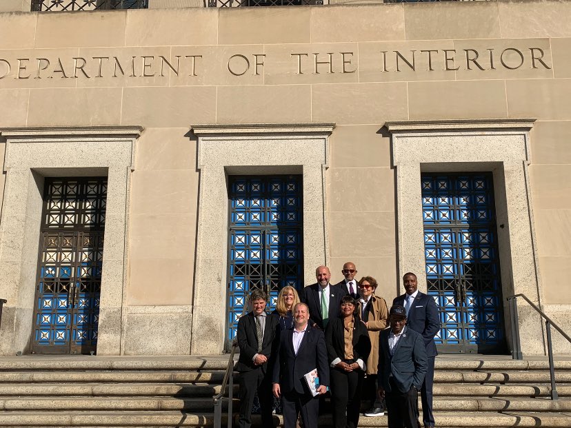 NealDenton's tweet photo. Powerful stories of an inspirations partnership between #ymca and Dept of @Interior. So grateful to @ymcasf colleagues, CiCi from @KCTico and other #yadvocates for their leadership in serving youth and getting kids outdoors! https://t.co/t0kk6BMS04