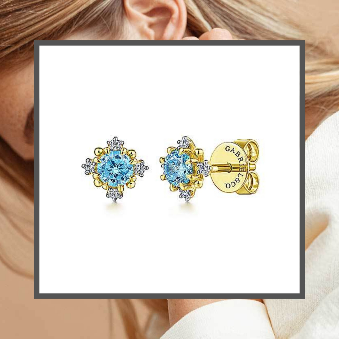 GoldsmithJewel1's tweet photo. Blue topaz studs with an extra side of sparkle. 💎 https://t.co/jVKm5aULoj