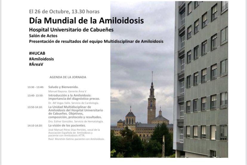 JMVegasValle's tweet photo. Mañana Dia Internacional de la Amiloidosis se presenta el resultado de muchos años de trabajo. Gracias @estherg01291486 @jacepi2002 @manbayona #Amylo #amiloidosis #cabueñes #gijon https://t.co/XUDeyE7cQO