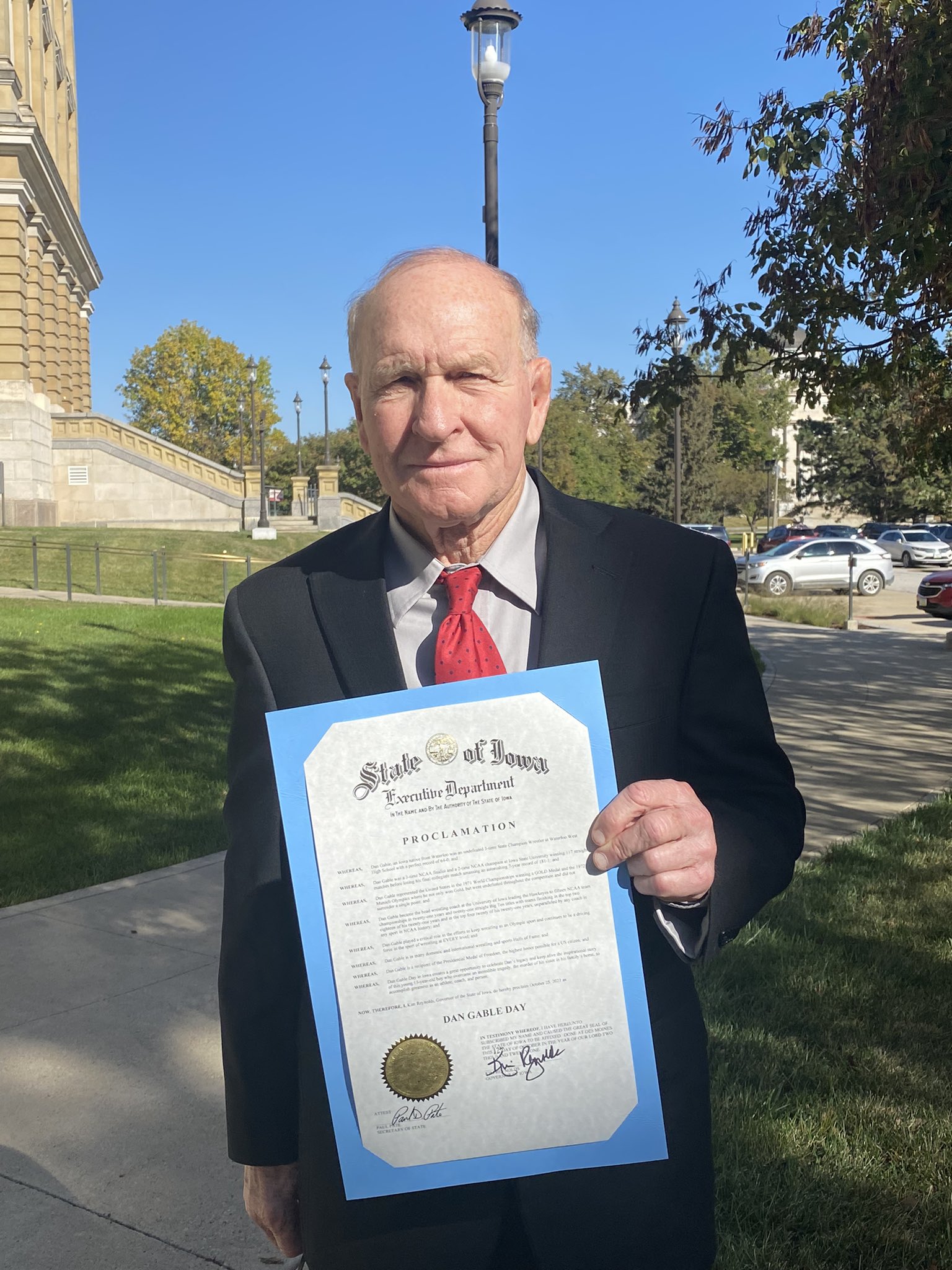 Happy Dan Gable Day and Happy Birthday to my dad! 