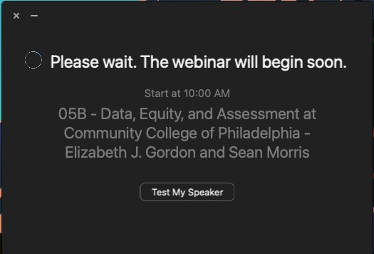 vanessarosaphd's tweet photo. Excited and ready to learn! 💪🏽

@Assessment_Inst #indyai21 https://t.co/VnGivXuR1r
