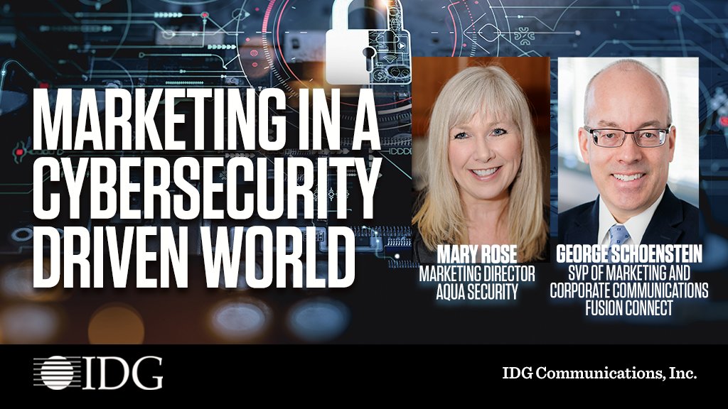 InsiderProTech's tweet image. Thank you to @gschoenstein, SVP of Marketing and Corporate Communications @FusionConnectSM &amp;amp; Mary Rose, Director of Marketing @AquaSecTeam for participating in IDG’s #cybersecurityawareness Month blog! Check out their insights: bit.ly/2ZgzpqA @IDGWorld