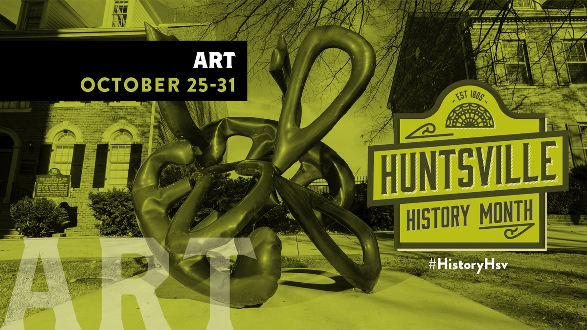 Welcome to the last week of #HistoryHsv

Though Huntsville is known for our strong STEM community, we’re also home to a thriving arts and cultural scene as well. Highlights for this week include Huntsville Arts Week! 

huntsville.org/blog/list/post…