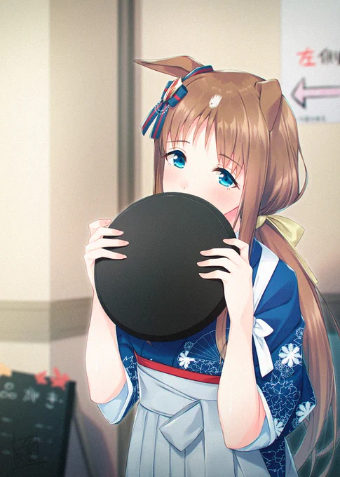 ついグラスちゃんに袴とタスキを着せてしまったやつなんですわ😌
#今年も残りわずかなので今年一番伸びた絵を貼る見た絵描きさんも強制でやる 