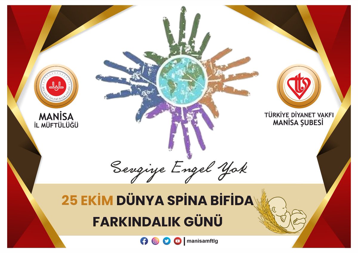 ManisaMftlg's tweet photo. Sevgiye Engel Yok
#25EkimSpinaBifidaGünü
#ManisaİlMüftülüğü
#Diyanet https://t.co/mXtZPL4WE6
