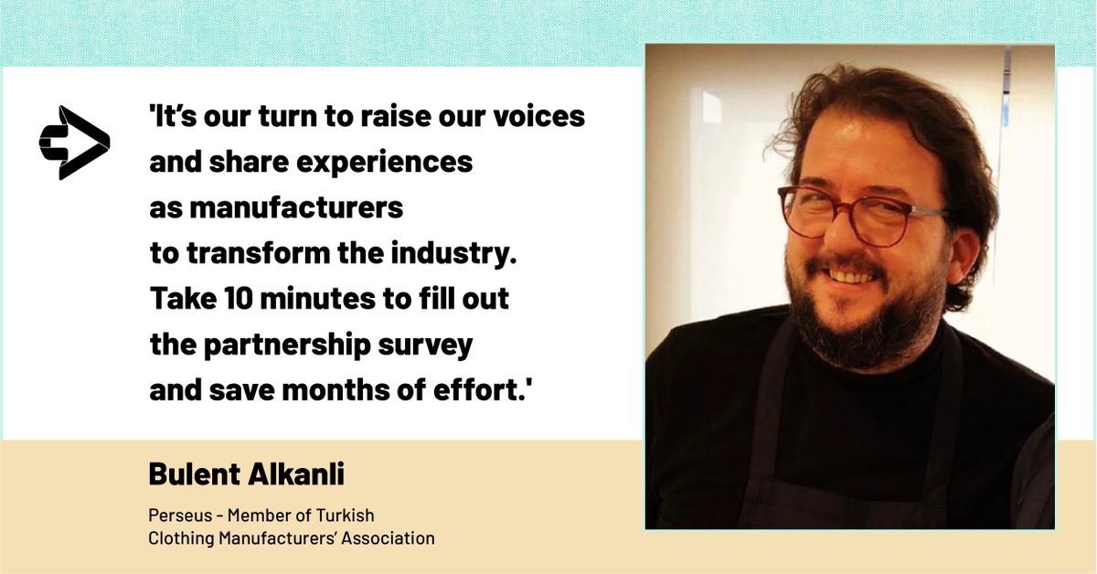 IndustryWeWant's tweet image. We are happy to announce the 1st ambassador of our #purchasingpractices metric! Meet Bulent Alkanli, Managing Director of Perseus Ltd. It&apos;s time for manufacturers to have their say-read below why Bulent shares the value of the @BetterBuying Partnership Survey powering this metric