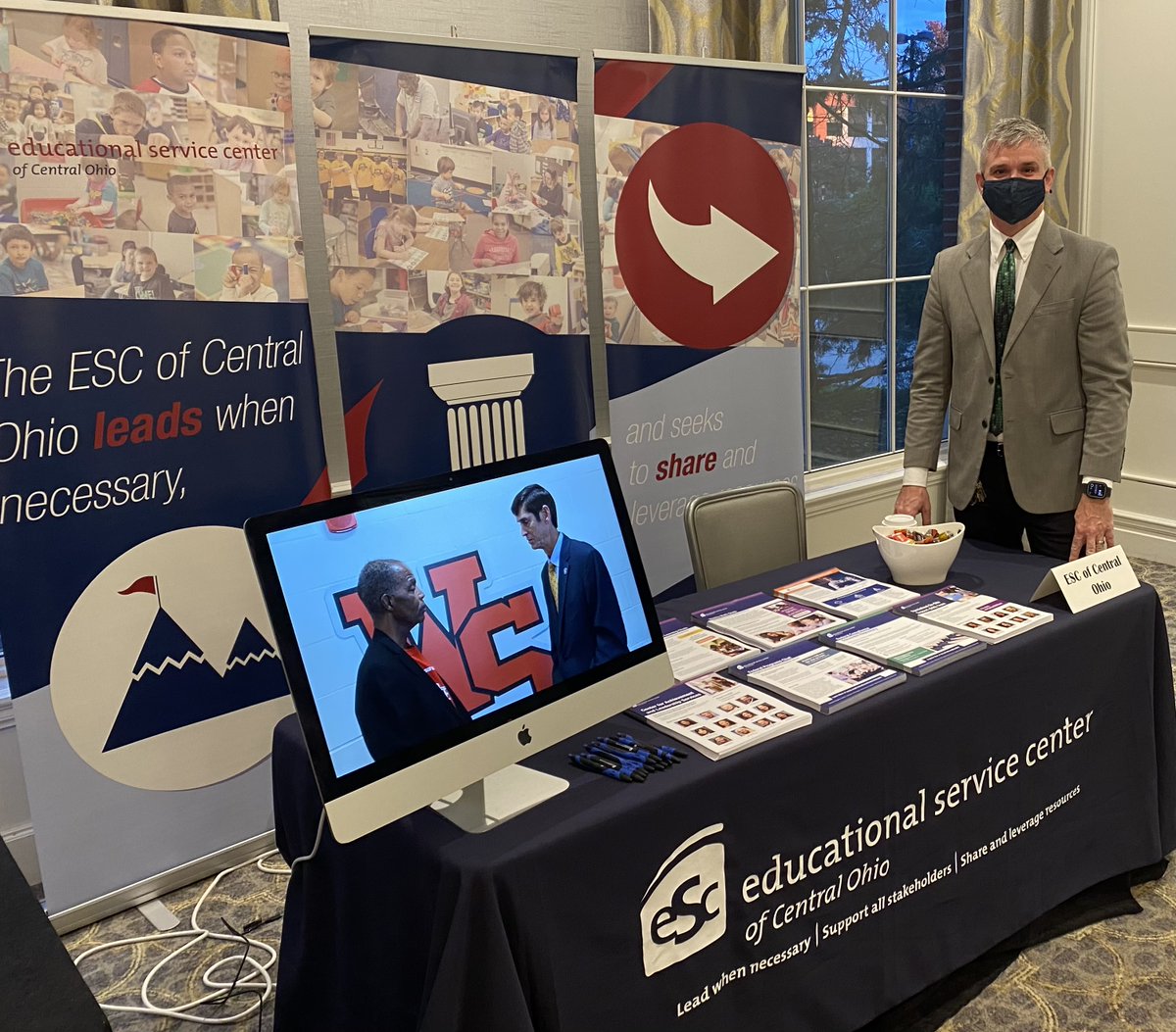 ESCCentralOhio's tweet photo. We're at the Ohio Association of Administrators of State and Federal Education Programs Fall Conference today. Come on over and stop by! #OAASFEP #Easton https://t.co/0JMXjVLrQF