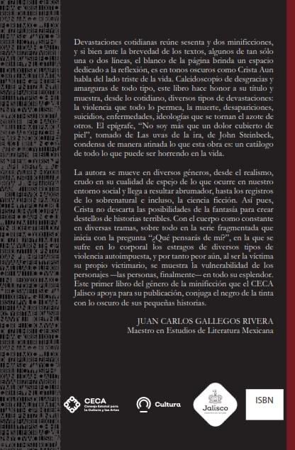 crista_aun's tweet photo. Les comparto que el próximo 30 de octubre, a las 5:00pm, presento “Devastaciones cotidianas” en la @FReLi19 de Atotonilco. 

@CECA_Jalisco @CulturaJalisco #escritorasmexicanas #literatura 
#Minificción https://t.co/m3nLVkJhGk