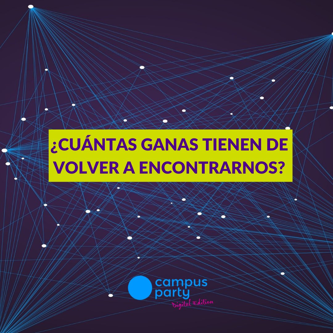 campuspartyuy's tweet photo. Bueno bueno! Cómo viene este termómetro campusero? 👏🏼👏🏼Nos dejan emojis de cuantas ganas tienen de volver a encontrarnos pronto? ¡Tenemos ganas de volver a vernos!
#campsuparty #cpdelatam #cpde2 #tecnología #innovación #innovar #ciencia #emprender https://t.co/VAuMihZII9