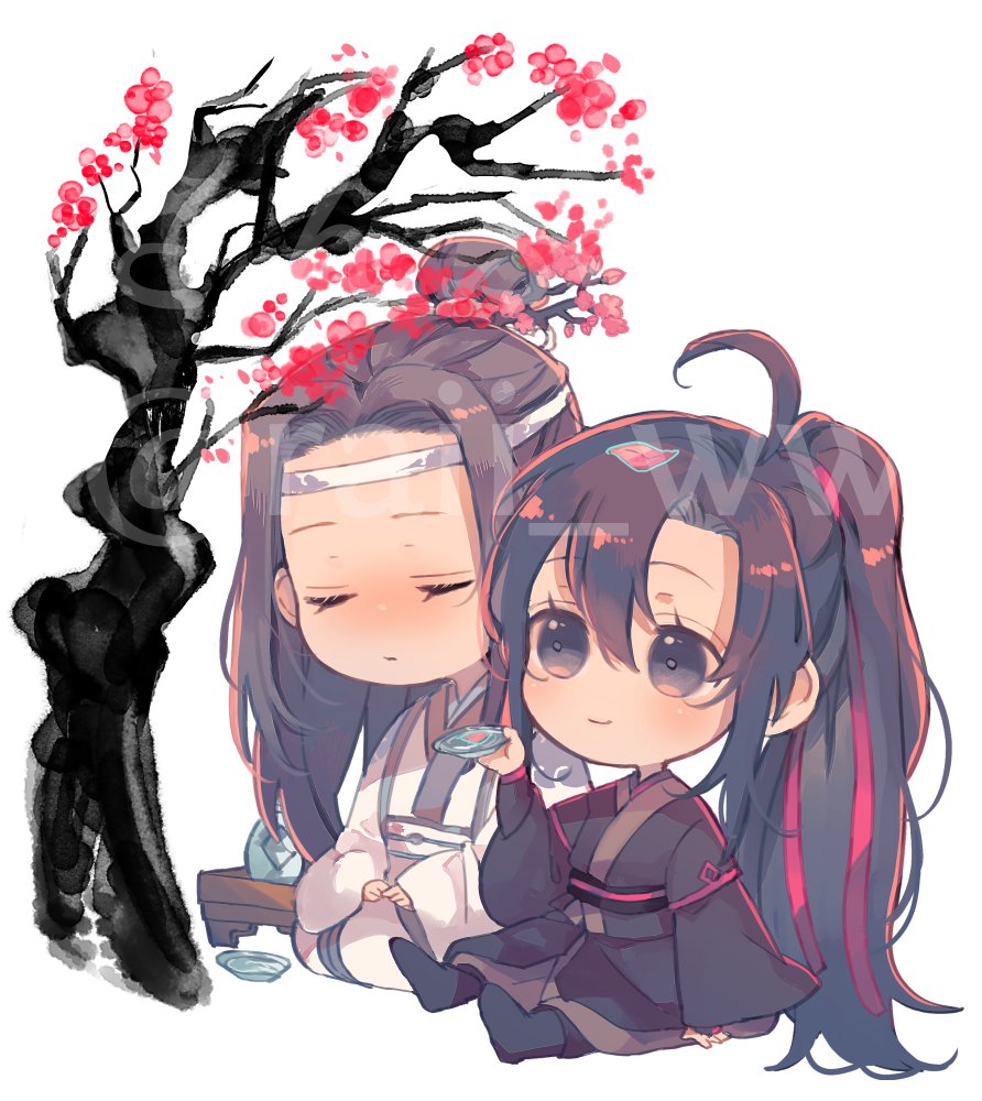 「忘羨四季アクスタセット【春】 」|ねるこはそだつのイラスト