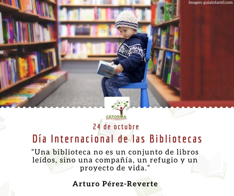 FormaConsultor1's tweet photo. Las bibliotecas son un espacio de encuentro en el que personas de todas las edades pueden explorar y conocerse a través de los libros.
👉🏽Queremos aprovechar esta fecha para agradecer y felicitar al personal bibliotecario por su labor tan importante para la sociedad.📚 https://t.co/JIQQvq84rn