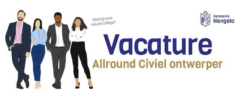 gemeentehengelo's tweet photo. Wil jij je steentje bijdragen aan de openbare ruimte in Hengelo? Wij zijn op zoek naar een allround civiel ontwerper! Meer info: https://t.co/FB9znHxQn8 #vacature #wegreconstructies #rioolreconstructies #civieltechniek https://t.co/tPjwrRKpH9